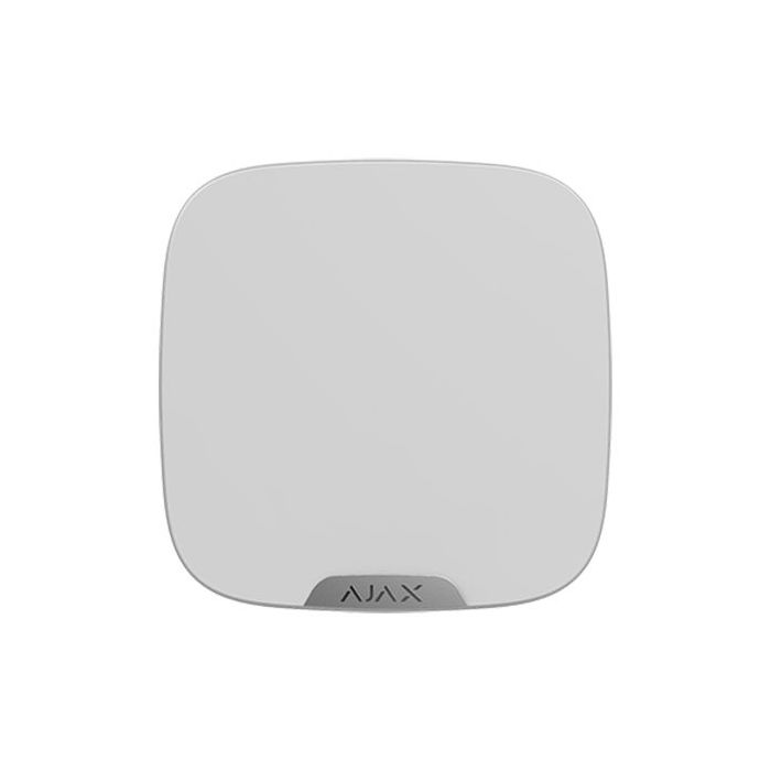 Ajax alarm bellbox on an exterior wall