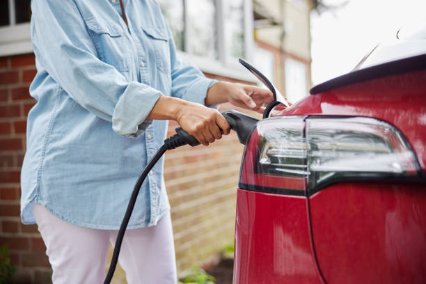 EV charger installation at a Bradford home by A & J Electricians