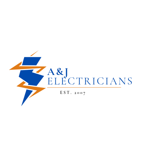 A & J Electricians logo – professional electricians since 2007